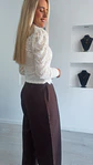 Casaco/Blusa em Renda com Detalhe Recortado - Vorschaubild 2