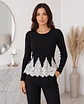 Camisola de Malha com Detalhes em Renda - TU - Thumbnail 12
