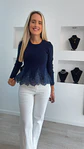Camisola de Malha com Detalhes em Renda - TU - Thumbnail 2