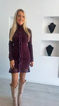 Vestido em Malha com Detalhe de Botões e Renda - TU - Vorschaubild 4