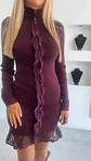 Vestido em Malha com Detalhe de Botões e Renda - TU - Vorschaubild 6