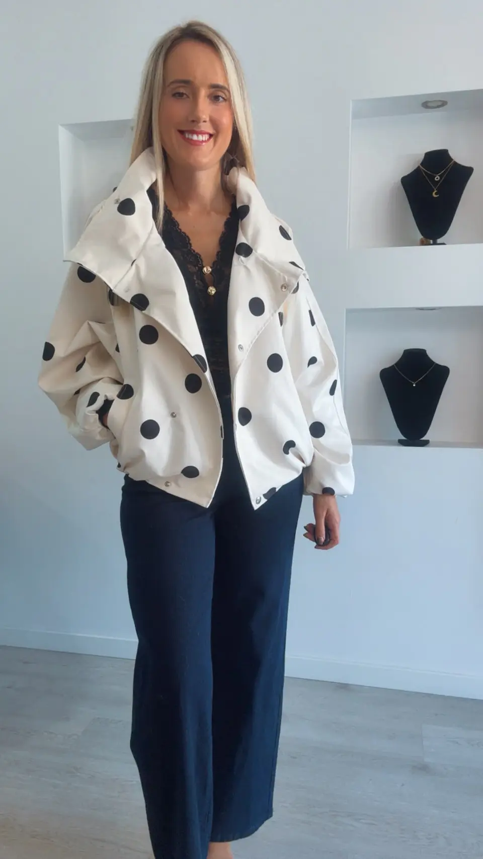 Bomber com Bolinhas 9