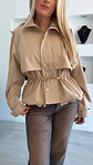 Parka com Detalhe em Renda e Cinta Ajustável - thumbnail 2