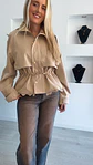 Parka com Detalhe em Renda e Cinta Ajustável - thumbnail 5