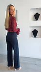 Calça Modeladora com Cinta Redutora Push-Up - Thumbnail 6