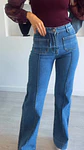 Calças Modeladoras com Cinta Redutora Push-Up e Bolsos - Thumbnail 8