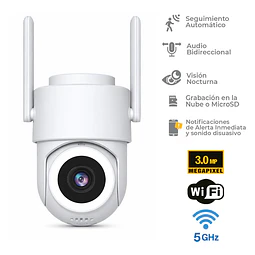 Cámara Seguridad Exterior WIFI 3MP