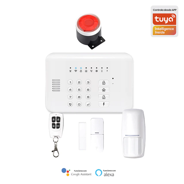 Kit Alarma Inalámbrica GSM y WIFI