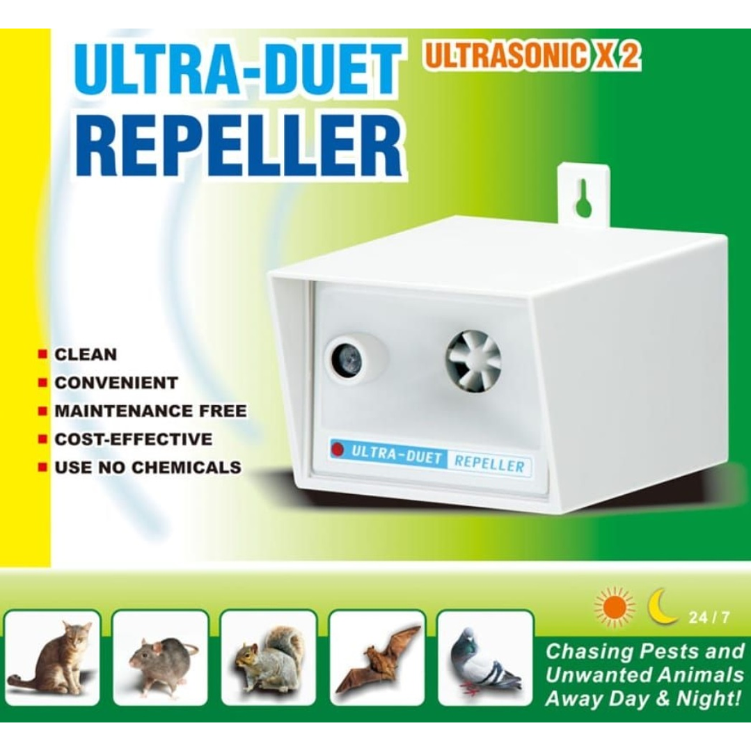  ULTRA-DUET Repelente Palomas-Roedores-Murciélagos-Gatos hecho en Taiwán 2