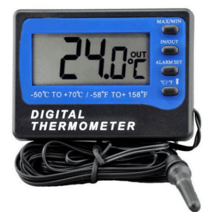 Termómetro control T° Refrigeradores farmacias vacunas laboratorios  alarma max/min 1