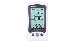 Medidor calidad del aire Mide PM2.5 -Formaldehído -T°- Humedad cod.UT25F 