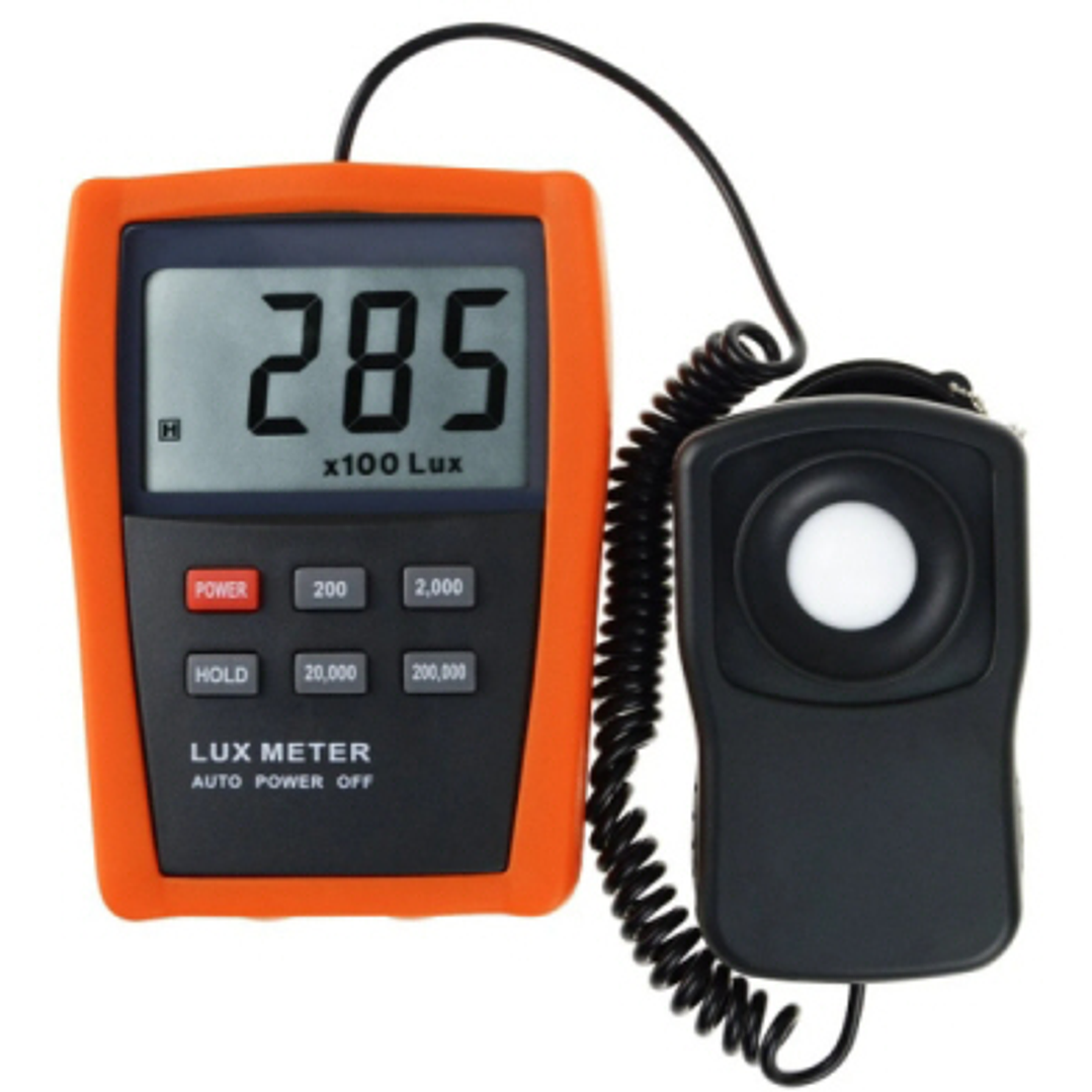 Luxómetro digital portátil sensor dirigible a fuente 32B 1