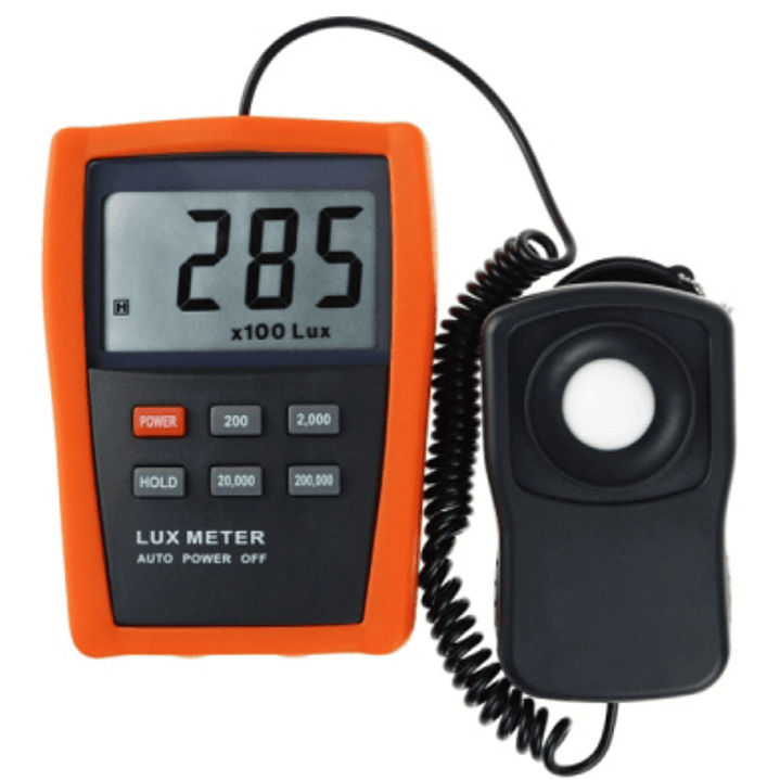 Luxómetro digital portátil sensor dirigible a fuente 32B 1