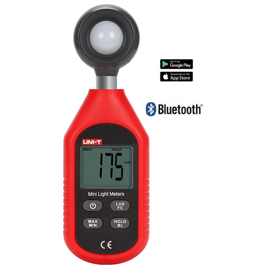 Medidor Lux Luxómetro Registrador directo smartphone BT UT-L3BT 1