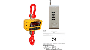 Balanza colgante 3 ton digital 100% metálica c/remoto - pesca, industria - cod T3