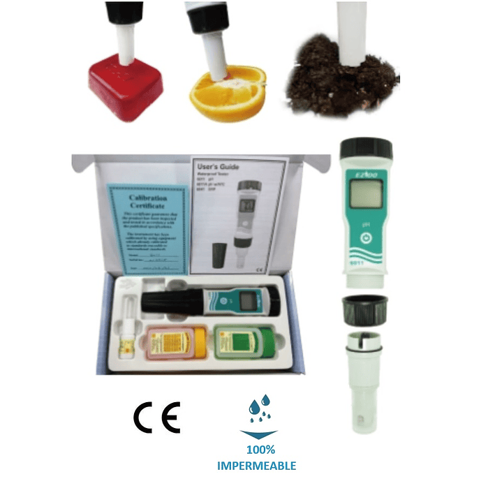 Medidor pH digital portable Taiwan cod 60 1