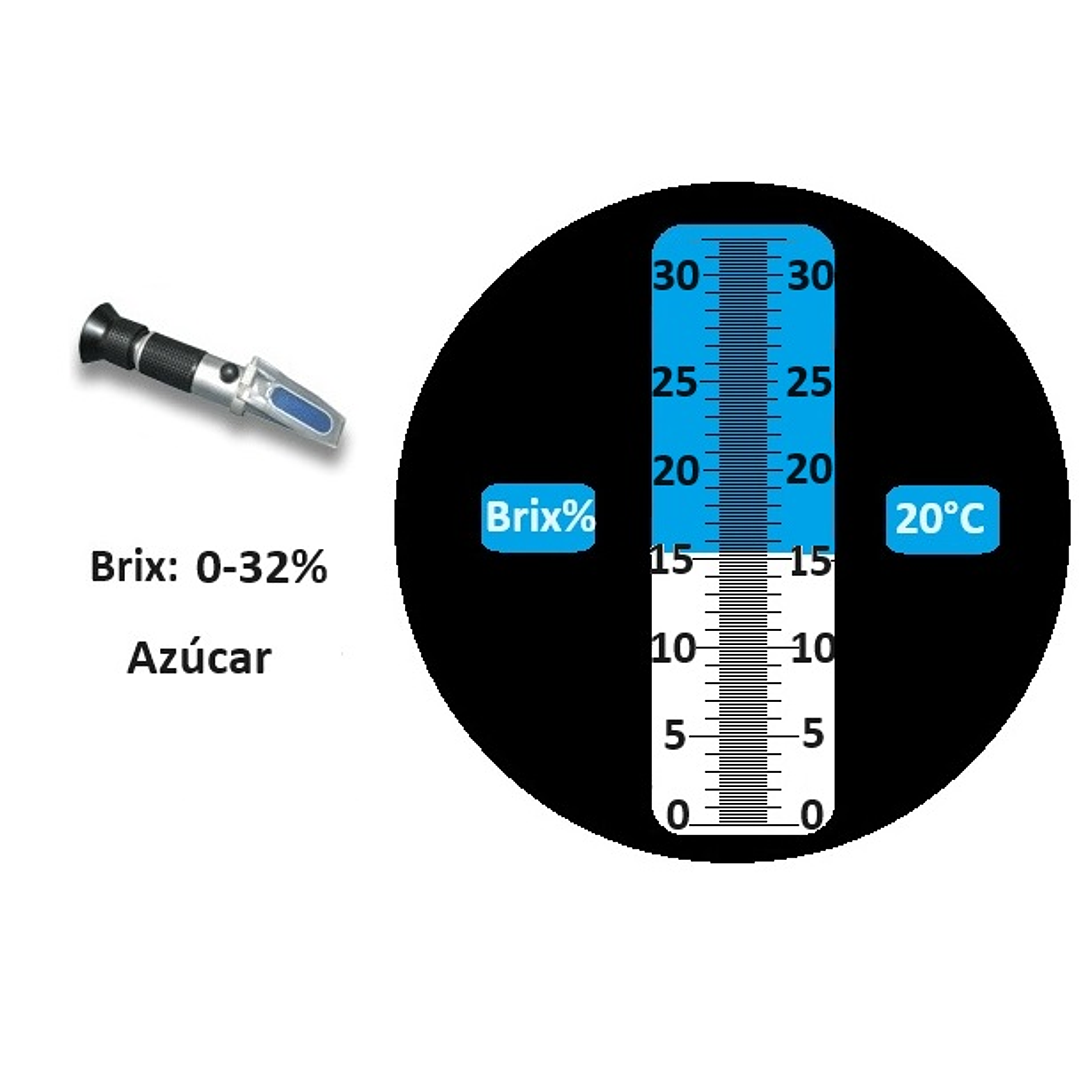 Refractometro Azúcar B-32 ATC 0-32% 1