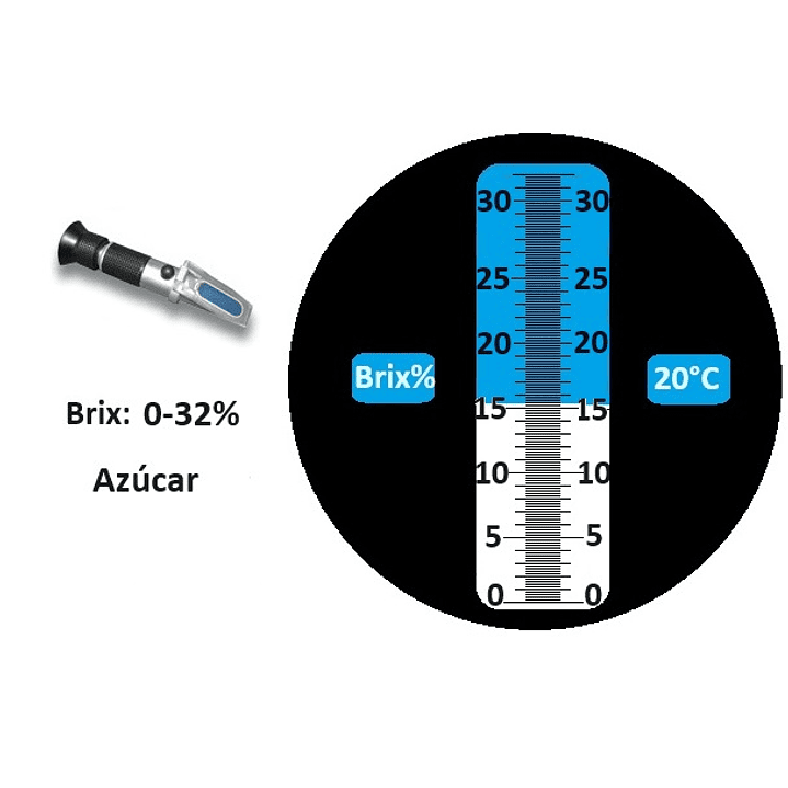 Refractometro Azúcar B-32 ATC 0-32% 1