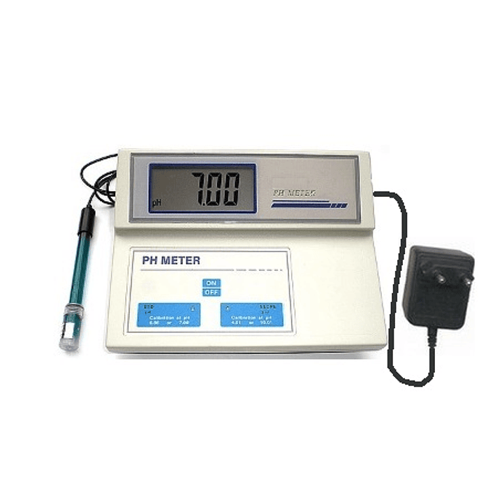 Medidor pH - Conductividad - mV - T°  digital sobremesa  1