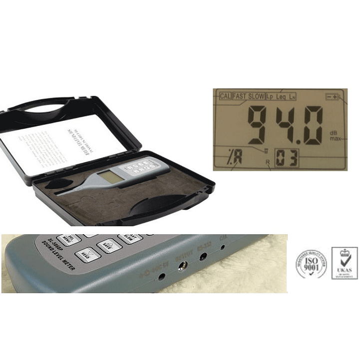 Medidor de Sonido Sonometro digital cod S-68 2