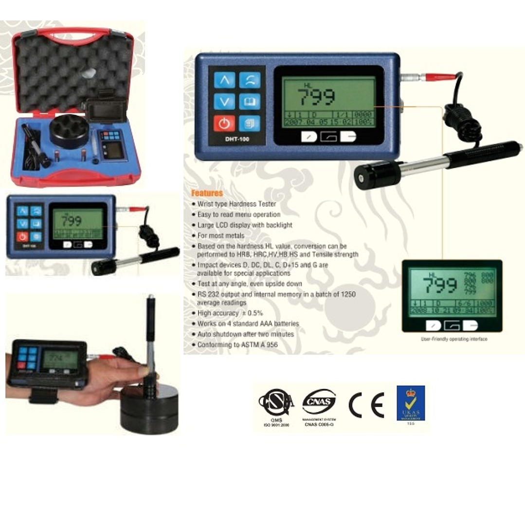 Medidor digital portátil de metales HT-100 2