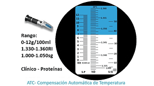 Refractómetro Clínico - Proteínas  C-200 ATC