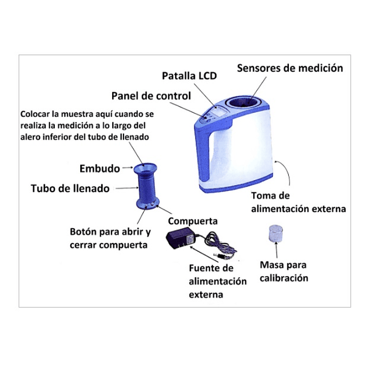 Medidor Determinador Humedad Exacta Granos - Semillas LSD1 5
