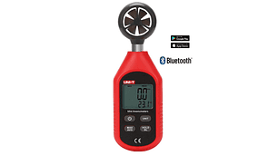 Termo-Anemómetro Velocidad y T° de Viento REGISTRO BLUETOOTH AM-UT3BT