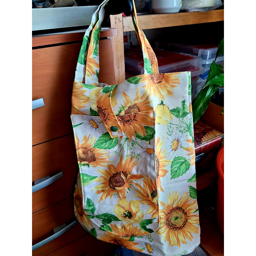 BOLSA PLEGABLE GIRASOLES 1