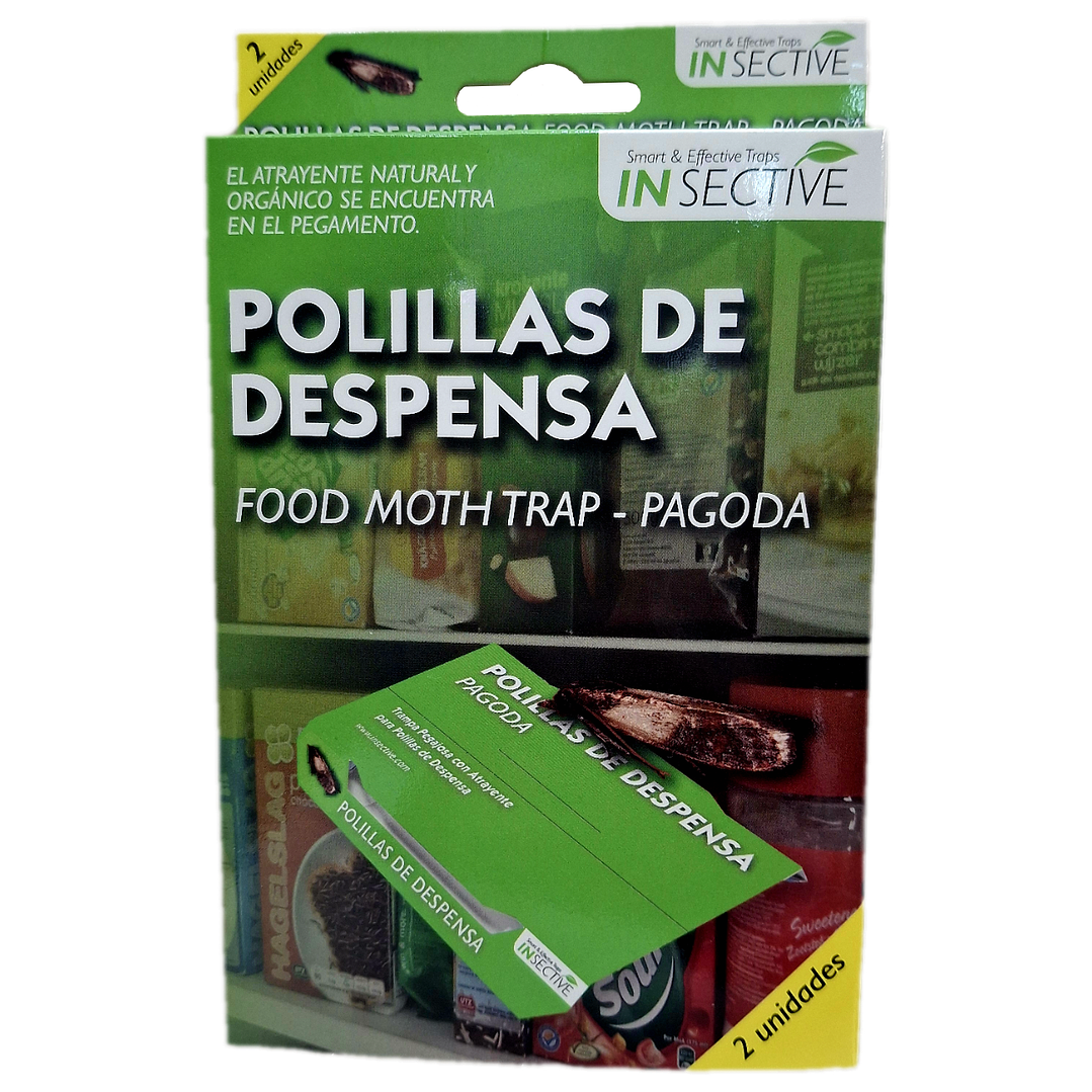 TRAMPA DE POLILLAS (2 unidades) CON ATRAYENTE NATURAL Y ORGÁNICO  1