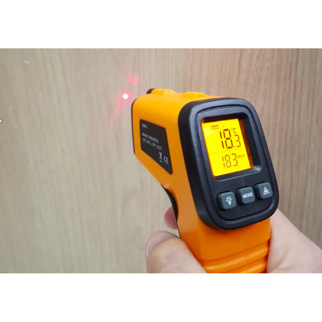 Termómetro infrarrojo c/láser preciso: control emisividad -50° a 550°C TIF550 - 2 PILAS INCLUIDAS AAA 2