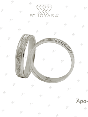 Argollas de Matrimonio de Plata ley 950