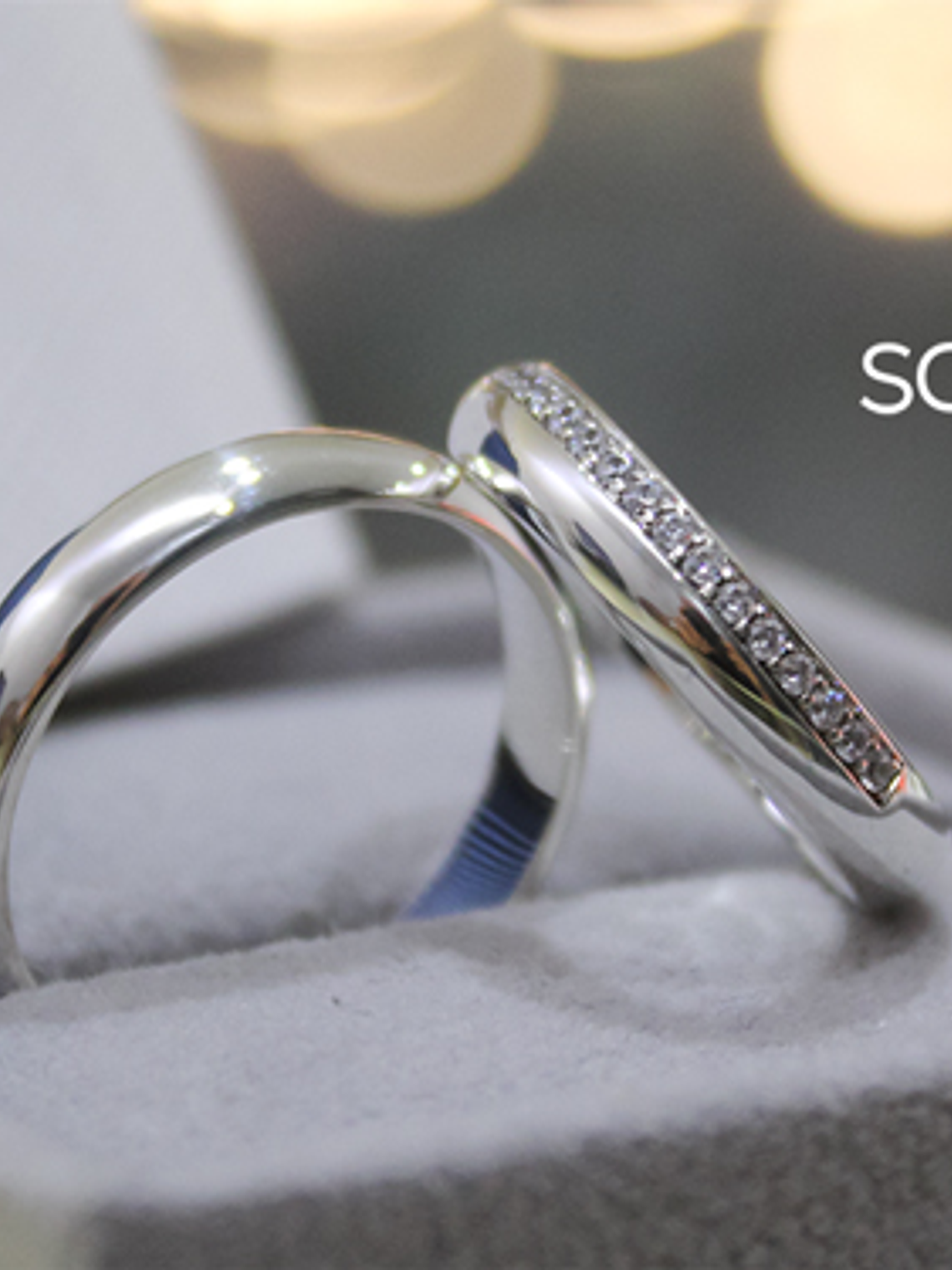 Anillos de matrimonio o Compromiso Plata ley 950 1