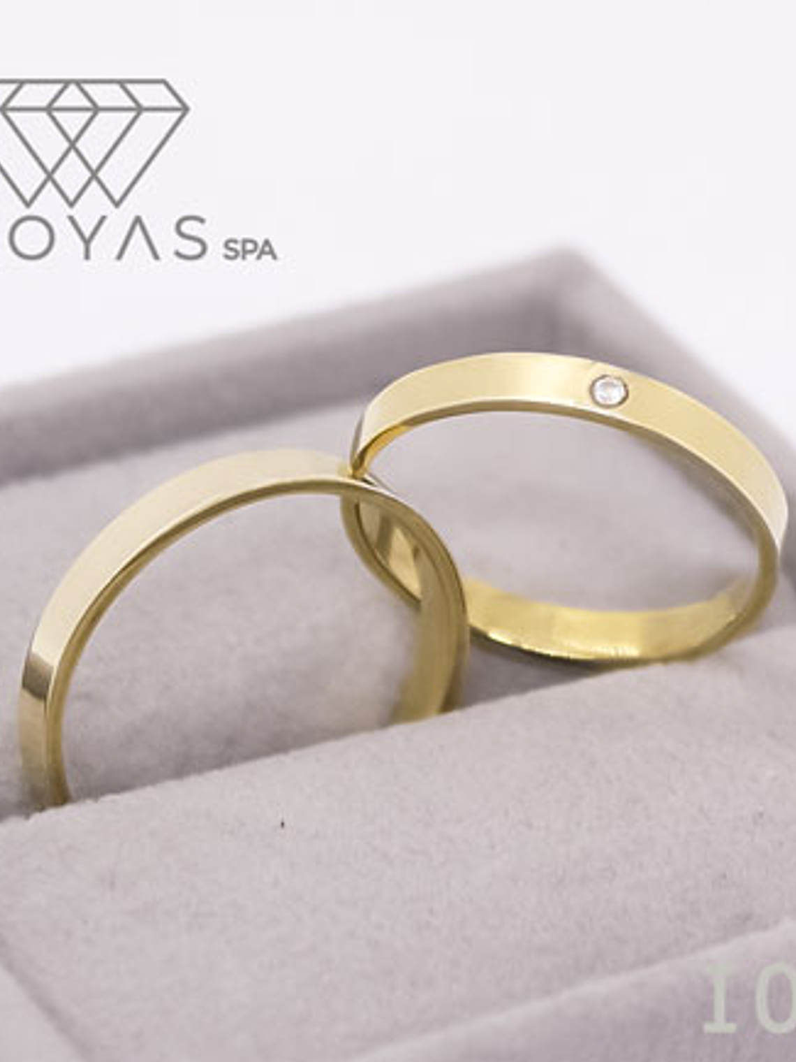 Anillos de Compromiso o Matrimonio Oro 18K 1