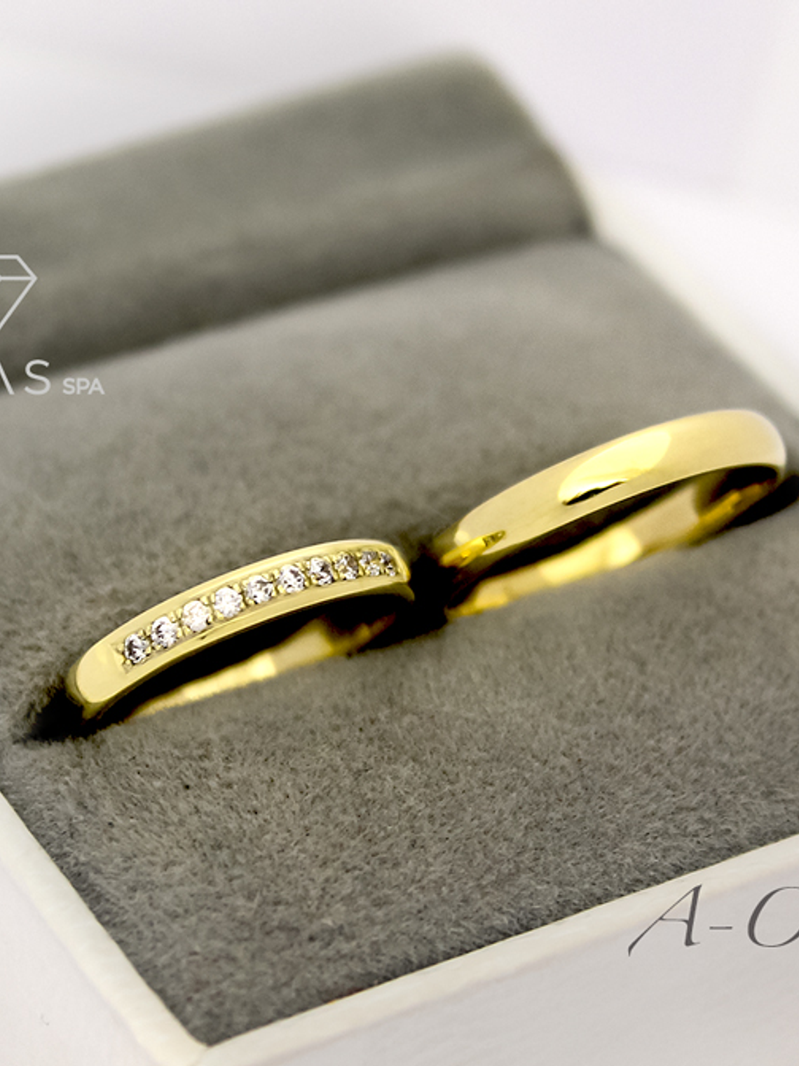 Argollas de Matrimonio Oro Amarillo 18k 1