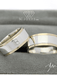 Argollas de Matrimonio Plata con oro - Miniatura 1