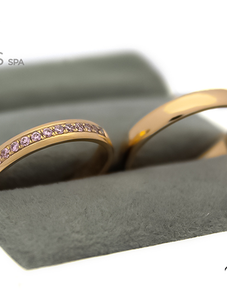 Argollas de Matrimonio - Modelo ingles 2