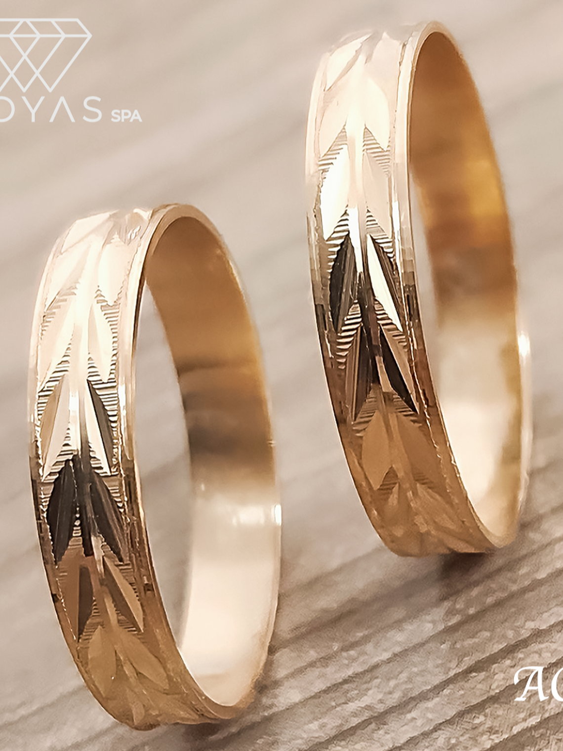 Argollas de Matrimonio Oro 18k 1