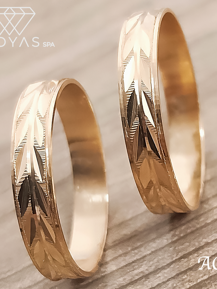 Argollas de Matrimonio Oro 18k 1