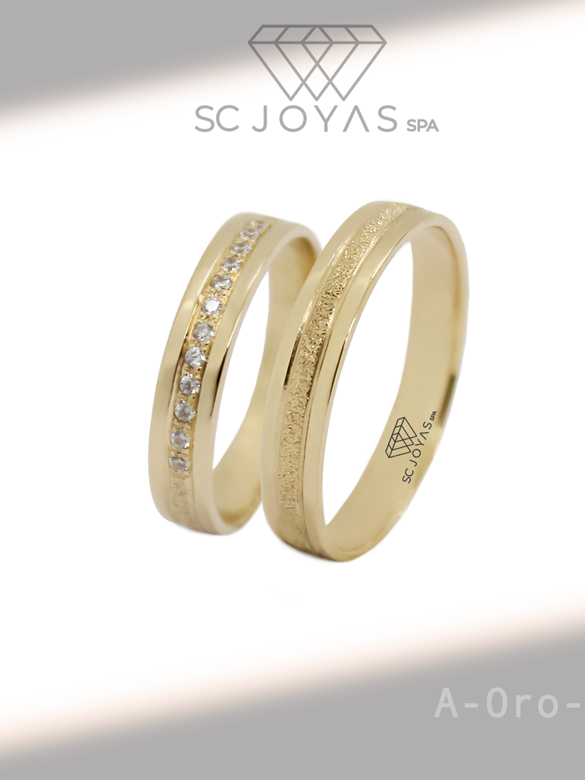 Argollas de Matrimonio Oro Amarillo 18k 1