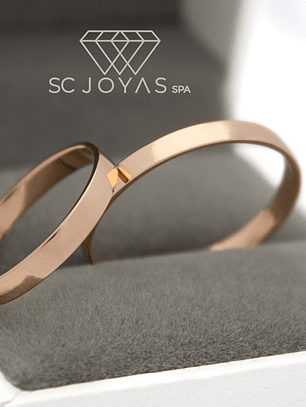 Anillos de Compromiso o Matrimonio Oro 18k