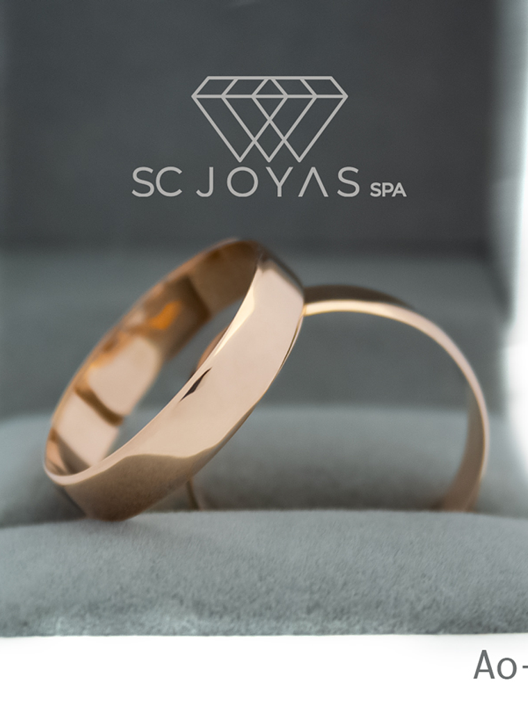 Argollas de Matrimonio Oro 18k 1