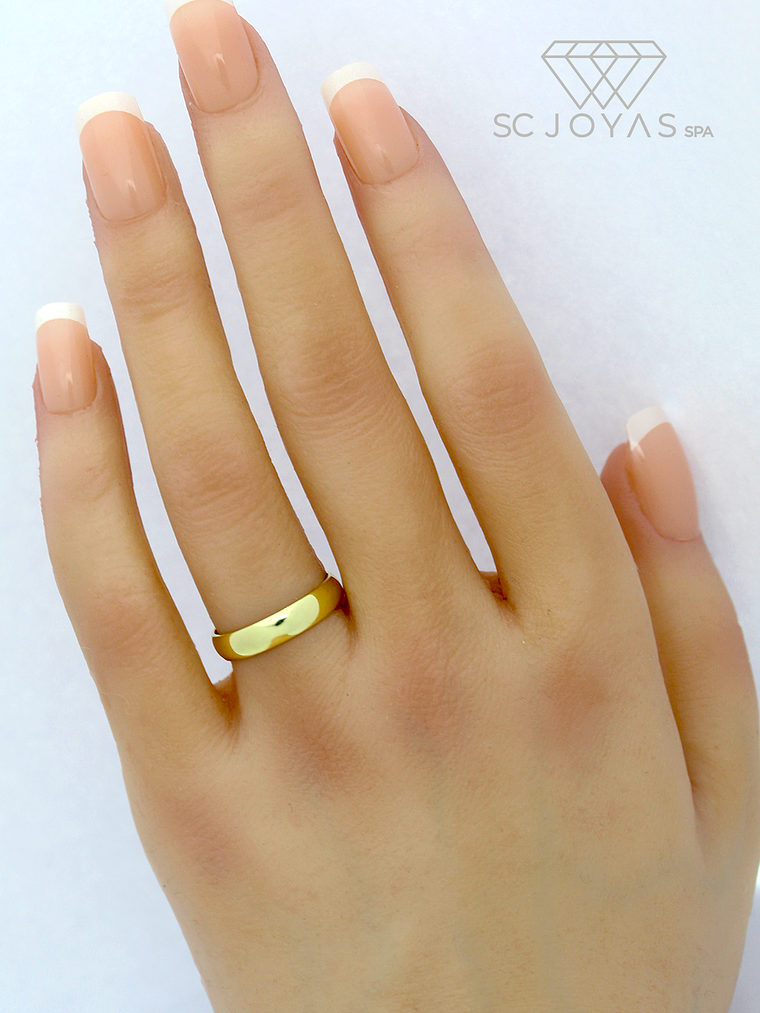 Argollas de Matrimonio Oro Amarillo 18k  2