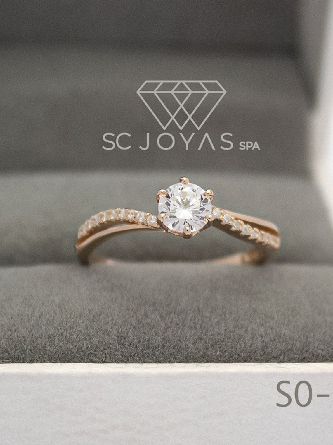 Anillo de Compromiso Oro 18k  1