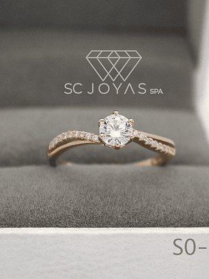 Anillo de Compromiso Oro 18k 