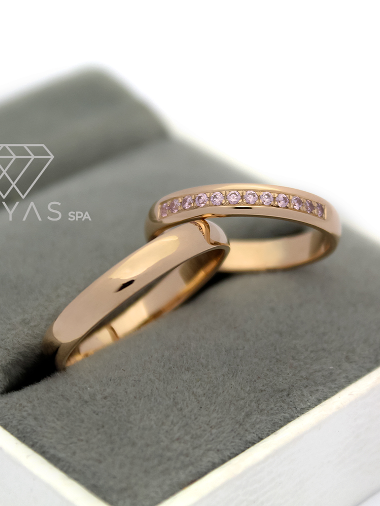 Argollas de Matrimonio - Modelo ingles 1