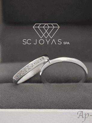 Anillos de Compromiso, o Anillos Promesa en Plata ley 950