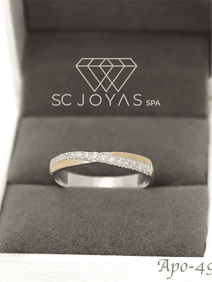 Anillo de Compromiso, ilusión o Anillo Promesa  o Aniversario - Unidad