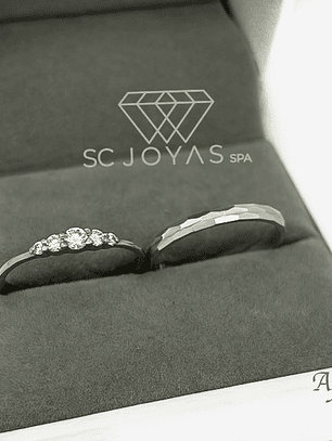 Anillos de Compromiso en Plata o Promesa con Moissanitas