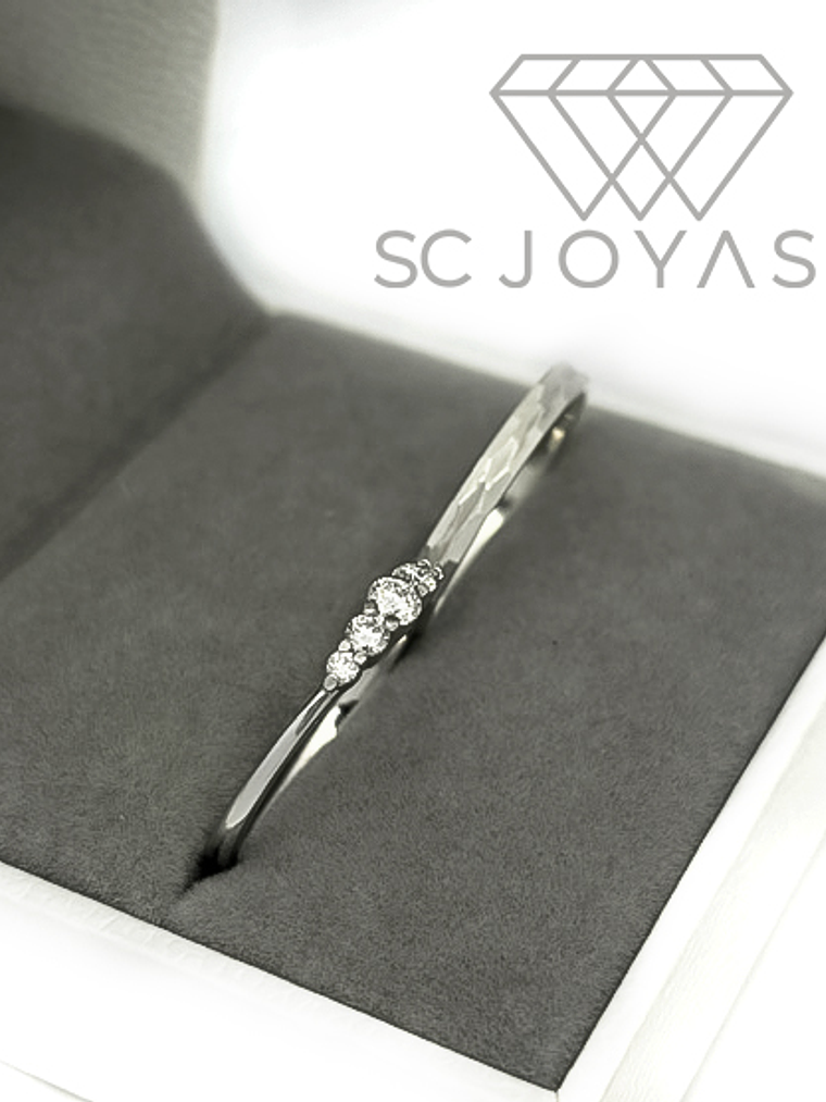 Anillos de Compromiso en Plata o Promesa con Moissanitas 2